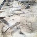 teneriffa 19, mixed media auf holz, 2024, 15x15x6cm
