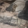 teneriffa 22, mixed media auf holz, 2024, 10x10x3cm
