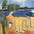 teneriffa 25, eitempera auf leinwand, 2024, 69,5x69x5cm