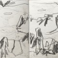 alcalá 12, 2024, bleistift, 14,5x41cm