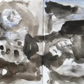 alcalá 4, 2024, mischtechnik, 14,5x41cm