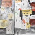 san andrés 1, 2024, mischtechnik, 14,5x41cm