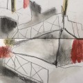 taganana 1, 2024, mischtechnik, 41x14,5cm