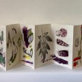 leporello 3, mischtechnik auf papier, 2025, 20,5x175cm