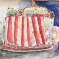 prater 8, mischtechnik auf papier, 2021, 20x30cm 